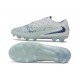 Nike Crampons de Football Phantom 6 Low Elite FG Bleu Glacier