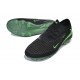 Nike Crampons de Football Phantom 6 Low Elite FG Noir Vert Illusion