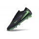 Nike Crampons de Football Phantom 6 Low Elite FG Noir Vert Illusion