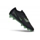 Nike Crampons de Football Phantom 6 Low Elite FG Noir Vert Illusion