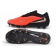 Nike Crampons Phantom 6 Low Elite FG Brt Rouge foncé Fumé Noir