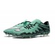 Nike Hypervenom Phinish FG - Terrain Sec - Chaussures De Football - Argenté Noir Vert