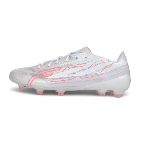Crampons de Football adidas F50 Hyperfast EVO FG Blanc Rose