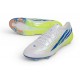 Crampons de Football adidas F50 Hyperfast EVO FG Blanc Bleu Jaune