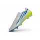 Crampons de Football adidas F50 Hyperfast EVO FG Blanc Bleu Jaune