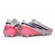 Crampons de Football adidas F50 Hyperfast EVO FG Blanc Noir Rose