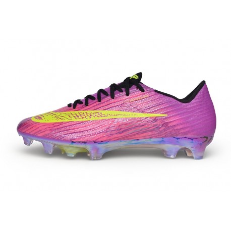 Crampons de Football Nike Mercurial Superfly XI Elite FG Violet Jaune