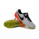 Crampons de football Nike Tiempo Legend VI FG Hommes Blanc Noir Orange Total Volt