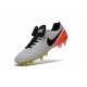 Crampons de football Nike Tiempo Legend VI FG Hommes Blanc Noir Orange Total Volt