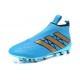 2016 Crampons Foot Adidas Ace16+ Purecontrol FG/AG Bleu Or