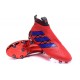 2016 Crampons Foot Adidas Ace16+ Purecontrol FG/AG Rouge Bleu