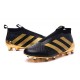 2016 Crampons Foot Adidas Ace16+ Purecontrol FG/AG Paul Pogba Or Noir