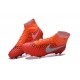 Chaussures Football Magista Obra FG - Terrain Sec - Orange Blanc