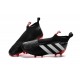 2016 Crampons Foot Adidas Ace16+ Purecontrol FG/AG Noir Rouge Blanc