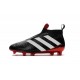 2016 Crampons Foot Adidas Ace16+ Purecontrol FG/AG Noir Rouge Blanc