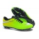 Nike Hypervenom Phantom FG - Terrain Sec - Chaussures De Football - Vert Noir Jaune Blanc