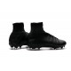Chaussures Nike - Crampons de Footabll Homme - Nike Mercurial Superfly 5 FG tout Noir