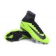 Chaussures Nike - Crampons de Footabll Homme - Nike Mercurial Superfly 5 FG Noir Vert