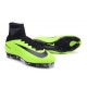 Chaussures Nike - Crampons de Footabll Homme - Nike Mercurial Superfly 5 FG Noir Vert
