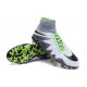 Nouveau Cramons Nike HyperVenom Phantom 2 FG Blanc Vert Gris Noir