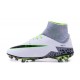 Nouveau Cramons Nike HyperVenom Phantom 2 FG Blanc Vert Gris Noir