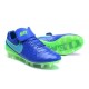 Chaussures de football Nike Tiempo Legend 6 FG Hommes Bleu Vert