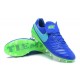 Chaussures de football Nike Tiempo Legend 6 FG Hommes Bleu Vert