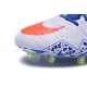 Hommes Chaussures Nike HyperVenom Phantom 2 FG Bleu Blanc Orange