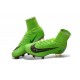 Chaussures Nike - Crampons de Footabll Homme - Nike Mercurial Superfly 5 FG Vert Noir