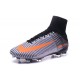 Chaussures Nike - Crampons de Footabll Homme - Nike Mercurial Superfly 5 FG Gris Noir Orange