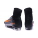 Chaussures Nike - Crampons de Footabll Homme - Nike Mercurial Superfly 5 FG Gris Noir Orange