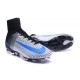 Chaussures Nike - Crampons de Footabll Homme - Nike Mercurial Superfly 5 FG Blanc Bleu Noir