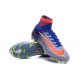 Chaussures Nike - Crampons de Footabll Homme - Nike Mercurial Superfly 5 FG 2016 Rio Bleu Blanc Orange