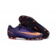2016 Chaussures Football - Nike Mercurial Vapor XI FG Crampons Violet Orange