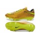 Chaussure De Football - Nike Hypervenom Phantom FG - Terrain Sec - Chaussure Homme Neymar Or Jaune