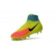 Chaussures de football - Nouveau Nike - Magista Obra II FG Volt Noir Orange