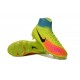 Chaussures de football - Nouveau Nike - Magista Obra II FG Volt Noir Orange