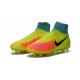 Chaussures de football - Nouveau Nike - Magista Obra II FG Volt Noir Orange