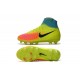 Chaussures de football - Nouveau Nike - Magista Obra II FG Volt Noir Orange