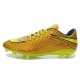 Chaussure De Football - Nike Hypervenom Phantom FG - Terrain Sec - Chaussure Homme Neymar Or Jaune