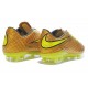 Chaussure De Football - Nike Hypervenom Phantom FG - Terrain Sec - Chaussure Homme Neymar Or Jaune