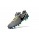 Chaussures de football Nike Tiempo Legend 6 FG Hommes Gris Loup Noir Jade