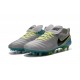 Chaussures de football Nike Tiempo Legend 6 FG Hommes Gris Loup Noir Jade