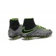 Hommes Chaussures Nike HyperVenom Phantom 2 FG Platine Noir Vert