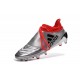 2016 Crampons Football Adidas X 16+ Purechaos FG Cuir Argent Noir Rouge