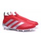 2016 Crampons Foot Adidas Ace16+ Purecontrol FG/AG Rouge Argenté