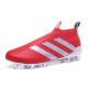 2016 Crampons Foot Adidas Ace16+ Purecontrol FG/AG Rouge Argenté