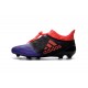 Nouvelles Crampons Adidas X 16+ Purechaos FG/AG Noir Violet Orange