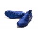 Chaussures Homme - Adidas X 16+ Purechaos FG Bleu Argenté