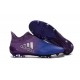 2016 Crampons Football Adidas X 16+ Purechaos FG Violet Bleu Argenté